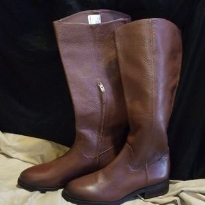 Women's knee high riding boots